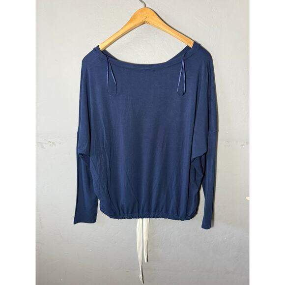 Eberjey Women's Heather Slouchy Pajama Top - Picture 3 of 4